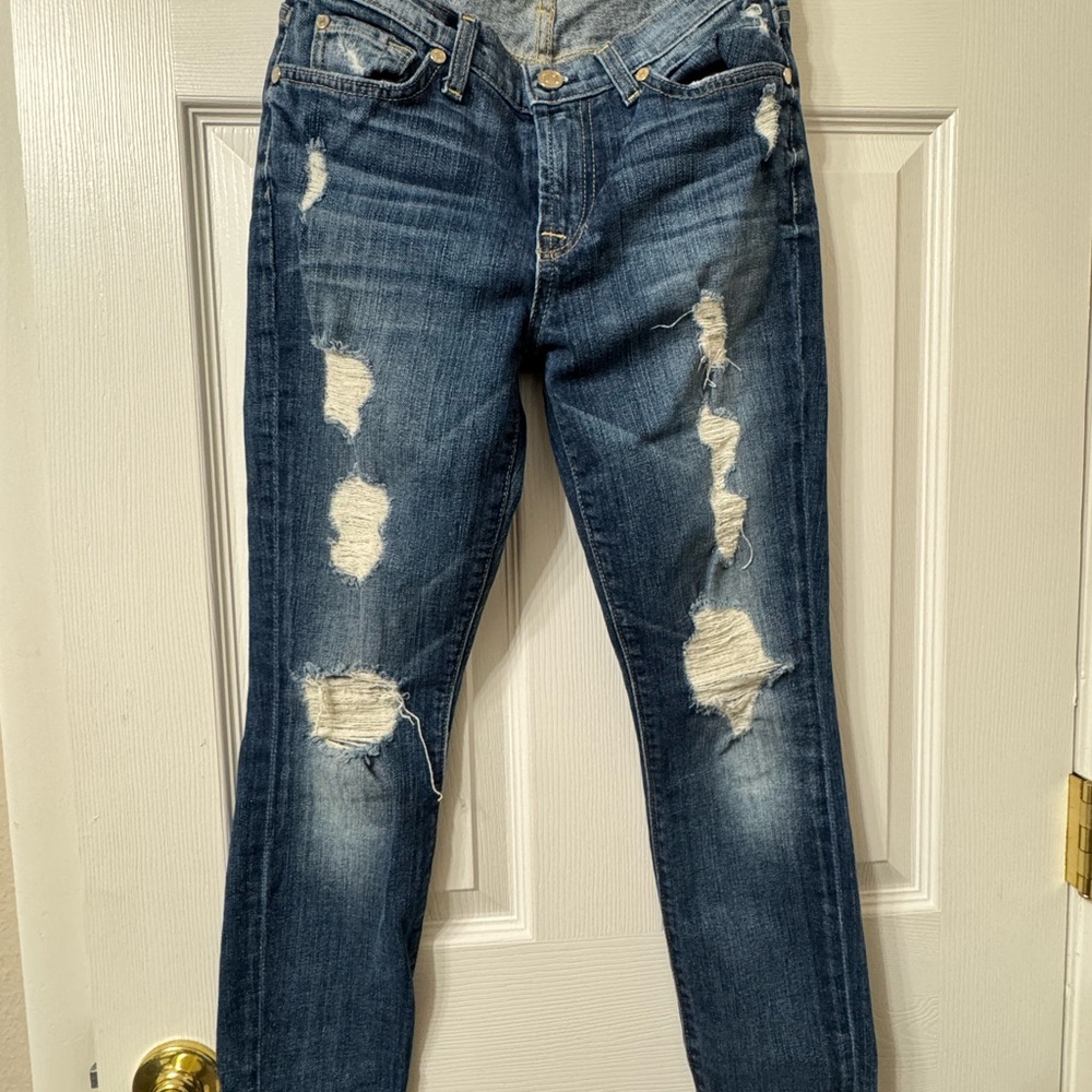 7 For All Mankind the Skinny Jeans Size 25